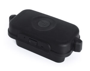 Caja de interruptor impermeable negra para exteriores, tamaño pequeño