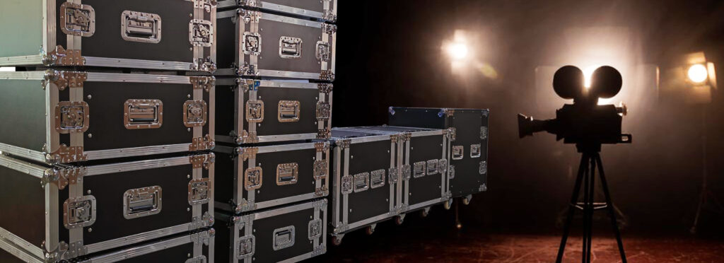 Stage box with camera image