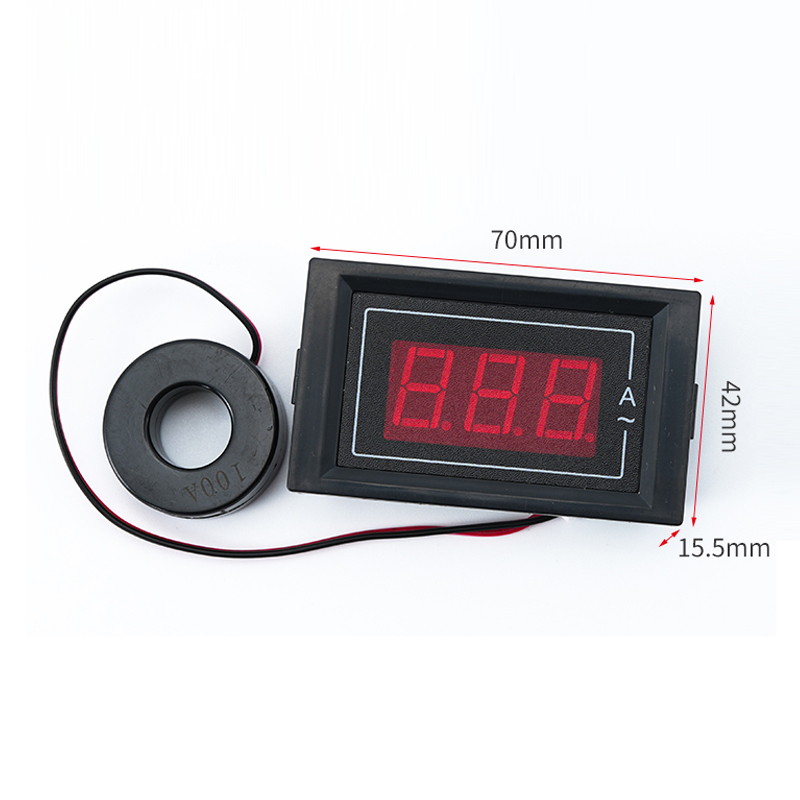 PHLTD D85-5035VA AC Voltage and Current Meter with High-Precision Digital Display, Dual Display for 220V, 380V Three-Phase AC, 60-500V, Size: 70x42x15.5mm