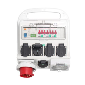 صندوق المقابس الصناعي PHLTD، صندوق مفتاح معزول بلاستيكي، 220 فولت/380 فولت وفقًا للمعيار الأوروبي، صندوق توزيع طاقة محمول خارجي.