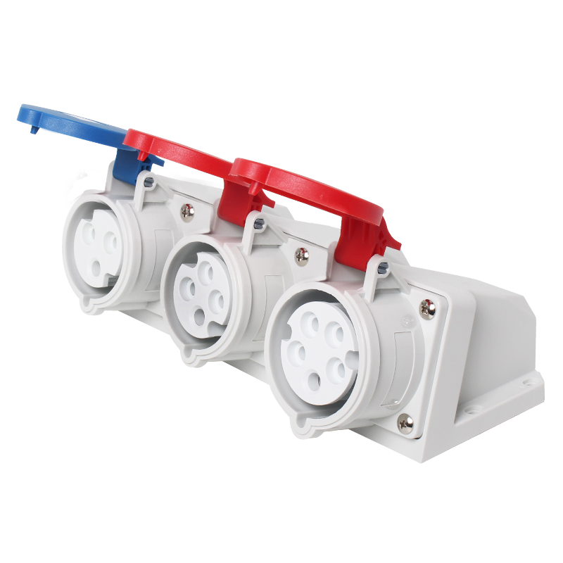 pH Ltd مصدر طاقة مقاوم للماء مقبس مفتوح صناعي 3-core 4-core 5-core 16A32A مقبس مفتوح