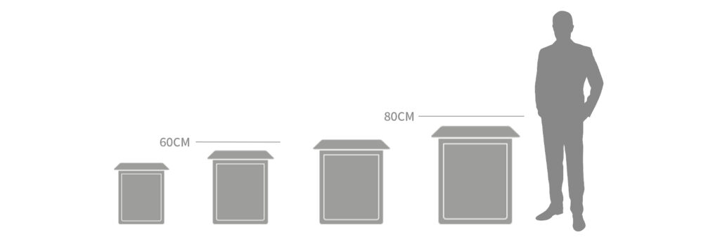 معاينة حجم سلسلة الفولاذ المقاوم للصدأ