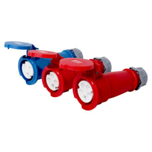 Enchufe de conector industrial PHLTD a prueba de agua IP44, disponible en 3 núcleos, 4 núcleos y 5 núcleos, 16A-32A, tamaño de 3 núcleos: 97x160mm.