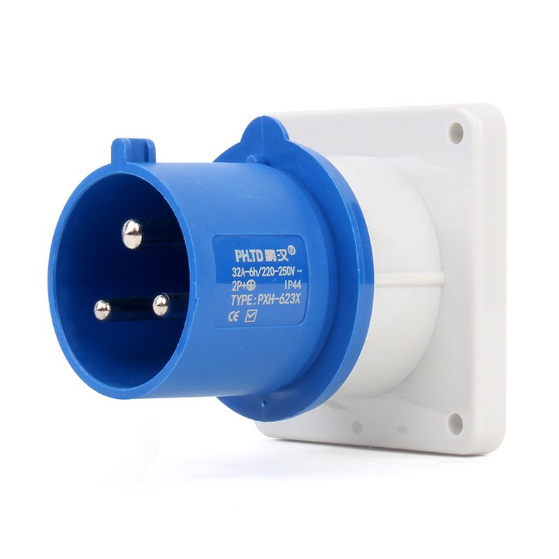 Enchufe industrial PHLTD a prueba de agua, oculto, disponible en 3 núcleos, 4 núcleos y 5 núcleos, enchufe de 16A-32A. - Image 2