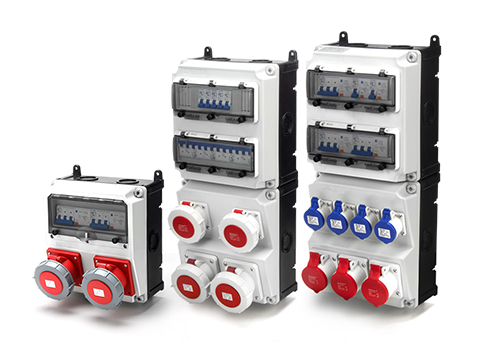 Caja de Enchufes de Empalme PHLTD, Caja de Distribución de Energía Industrial Modular, Adecuada para Iluminación de Escenario y Suministro de Energía de Audio