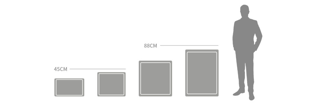 Diagrama de Dimensiones de la Serie de Caja de Escenario