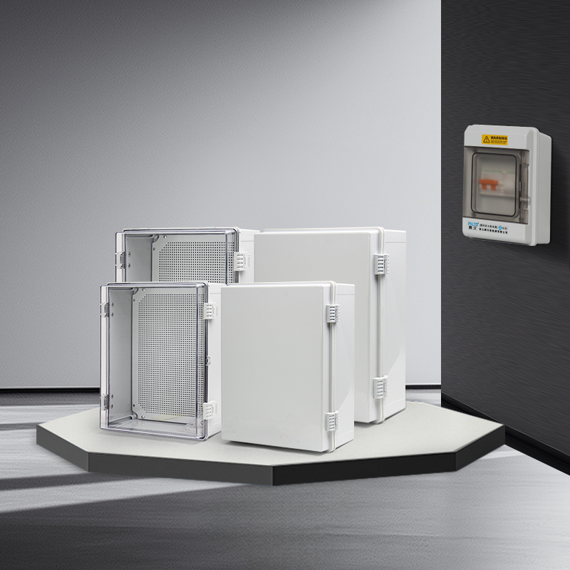 Caja eléctrica con carcasa plástica