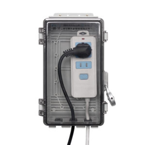 Boîte de jonction étanche en alliage plastique PCABS PHLTD, visualisation de porte transparente-