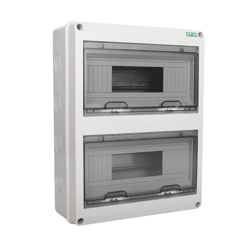 Boîtier de distribution étanche PHLTD, boîtier de commutation, protection contre les fuites, boîtier de commutation d'air à circuit supérieur et inférieur en plastique HT-24 monté en surface-