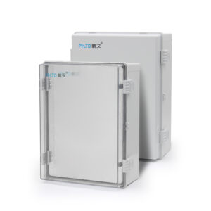 Boîte de distribution en plastique étanche extérieure PHLTD, boîte de compteur d'instruments électriques de surveillance avec boîte de base de commande de porte intérieure-