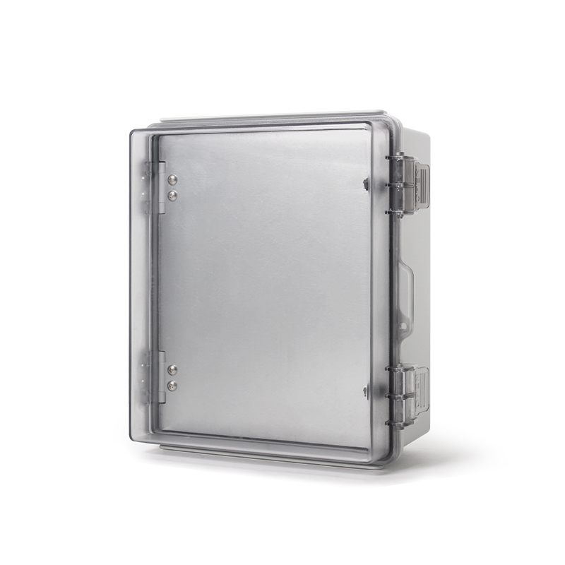 Boîtier de distribution en plastique étanche pour extérieur PHLTD avec boîtier de base de commande de porte intérieure version transparente-