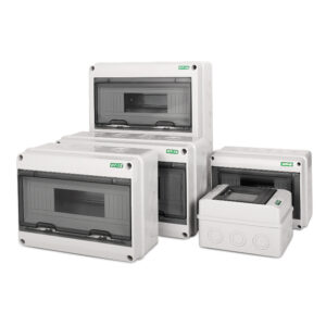 Boîtier de distribution étanche PHLTD, boîtier de commutation, protection contre les fuites, boîtier de commutation d'air à circuit HT-5-24 en plastique monté en surface-