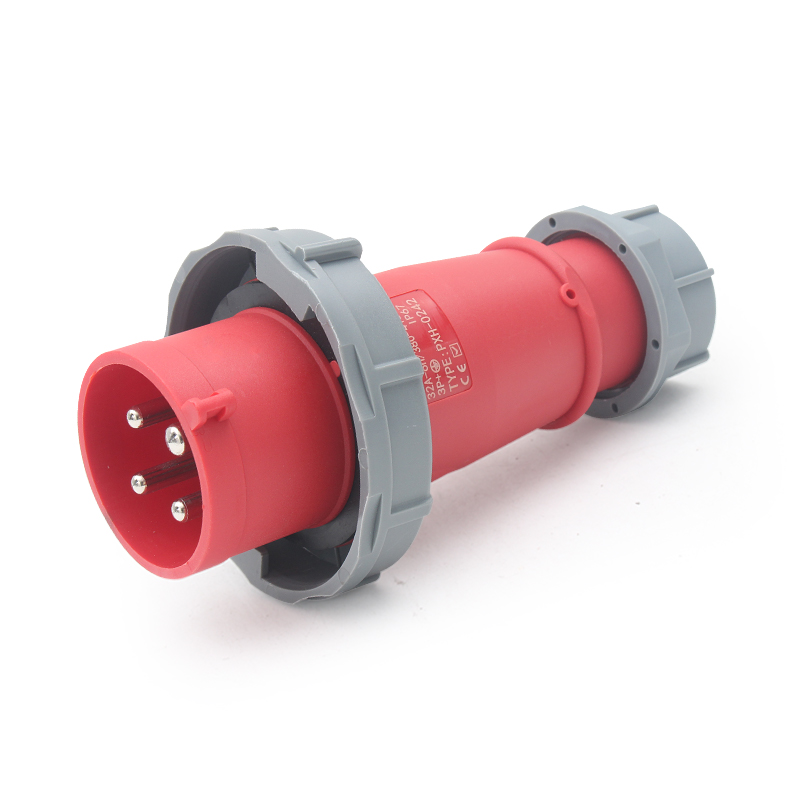 PHLTD high current IP67 waterproof industrial plug socket 4-core 32A male and female aviation plug-