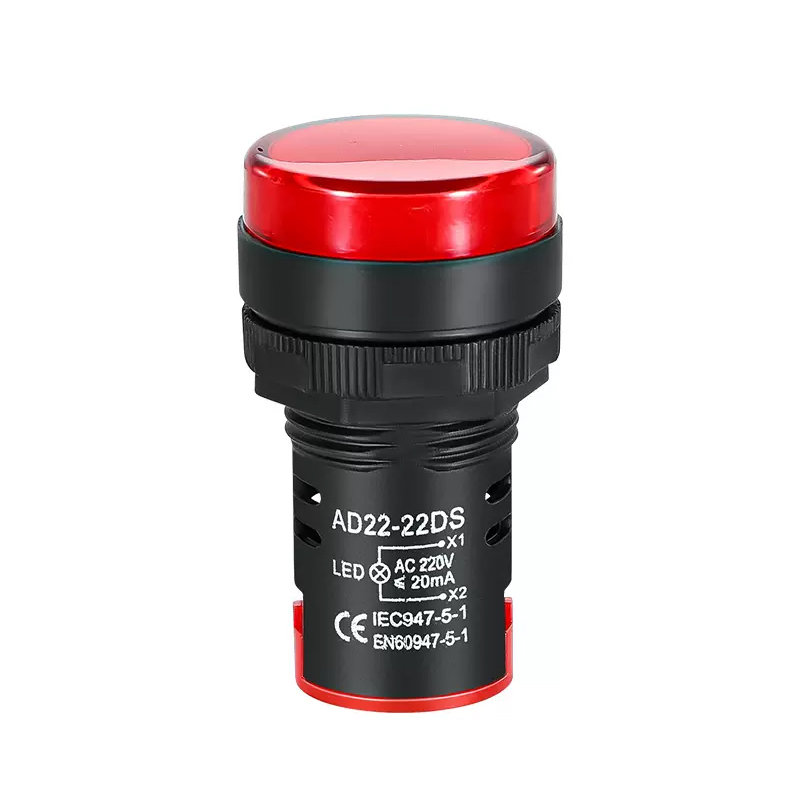 Phltd LED indicateur 220V signal d'alimentation ACDC 1224380v rouge ad16 signal-