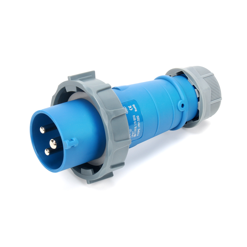 Prise industrielle étanche IP67 à courant élevé PHLTD, disponible en 3 conducteurs, 4 conducteurs et 5 conducteurs, 63A et 125A, prise d'aviation mâle et femelle. - Image 2