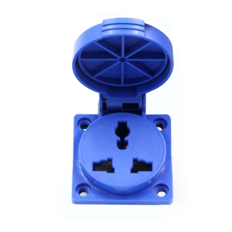 PHLTD Многофункциональная трехдырочная розетка 16A Гражданский 220V Пластик Водонепроницаемый IP54 Национальный стандарт 10A- (2)