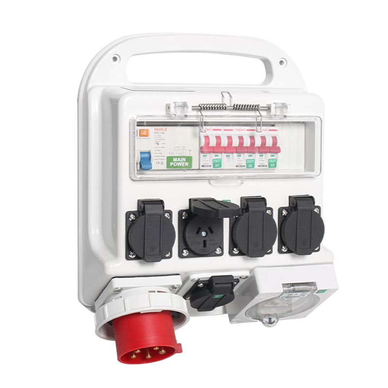 PHLTD Industrial Socket Box, Plastic Insulated Switch Box, 220V/380V European Standard, Outdoor Portable Power Distribution Box - Image 2