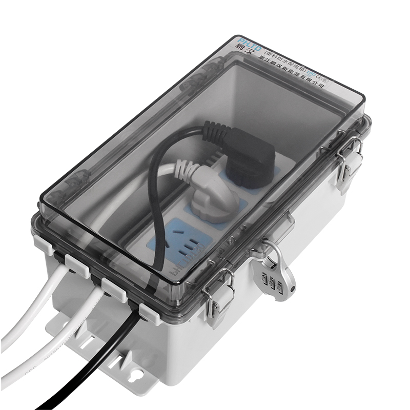 PHLTD PC/ABS alloy plastic transparent door waterproof junction box(125X110X250mm) - Image 2