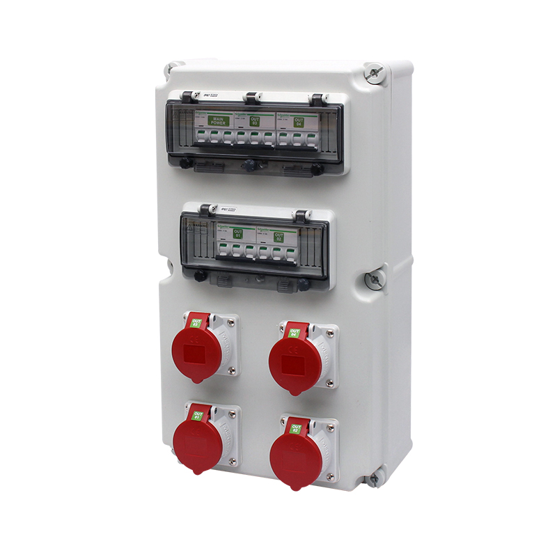 PHLTD IP44 Waterproof Wall-Mounted Power Maintenance Box, Outdoor Portable Construction Site Temporary Switch Small Box - Image 4