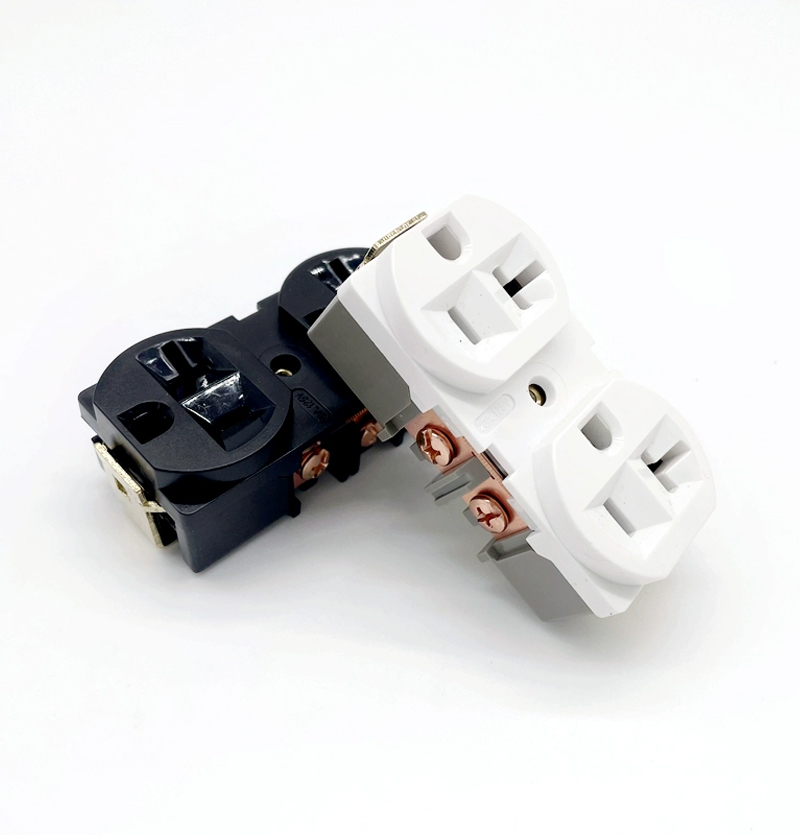 PHLTD Brass Plated Purple Copper American Style Socket Core, Speaker for Hi-Fi, Home Decoration Wall Plug Power Module, AV System - Image 3