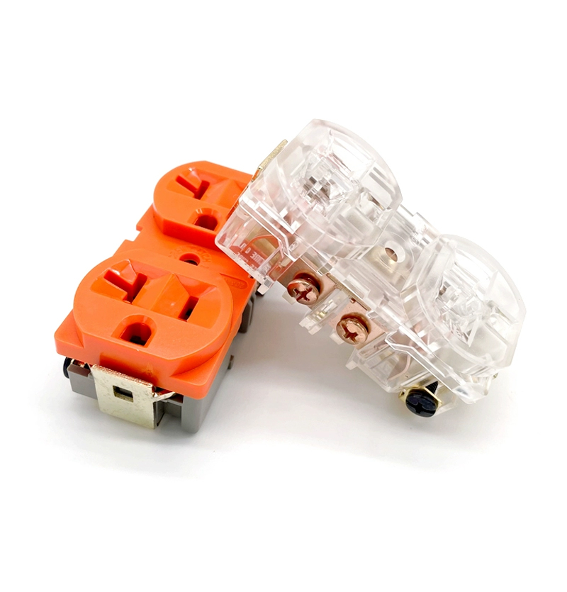 PHLTD Brass Plated Purple Copper American Style Socket Core, Speaker for Hi-Fi, Home Decoration Wall Plug Power Module, AV System - Image 4