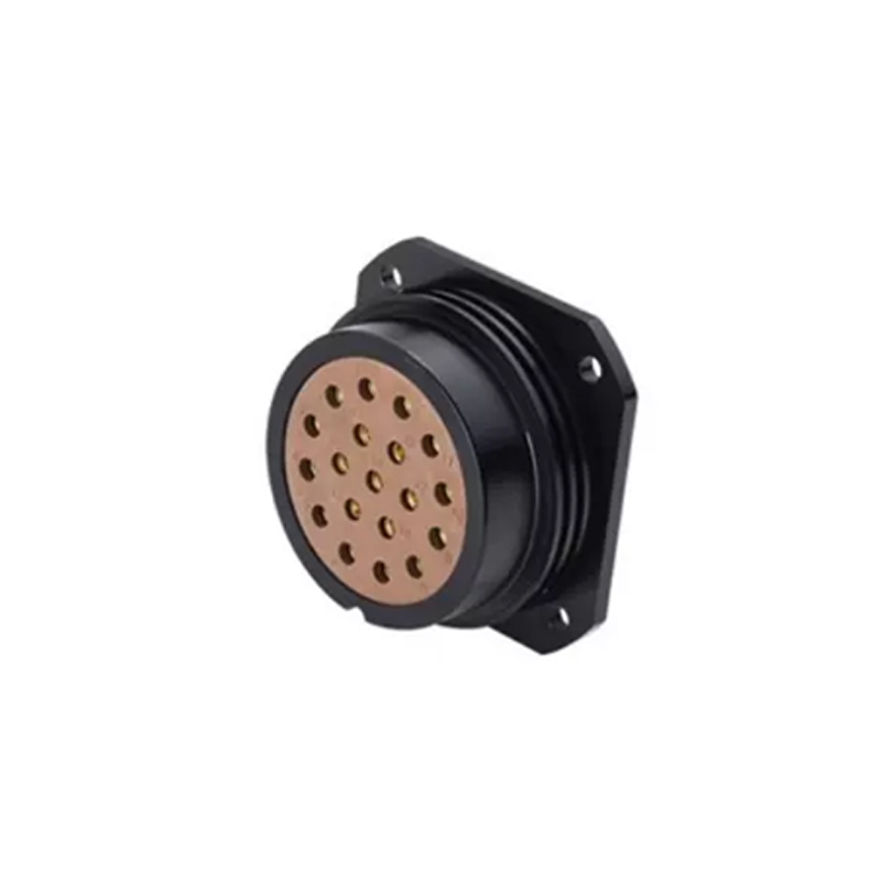 PHLTD Square Flange Socket WL52K19Z, IP67 Threaded Connection, Aluminum Anodized Shell - Image 3