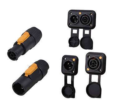 PHLTD black beam stage box industrial socket, suitable for high-power equipment and stage lighting systems