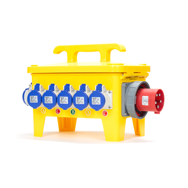 3PHLTD portable industrial box 5P63A concealed plug 3P16A industrial socket with main circuit leakage and opening circuit breaker