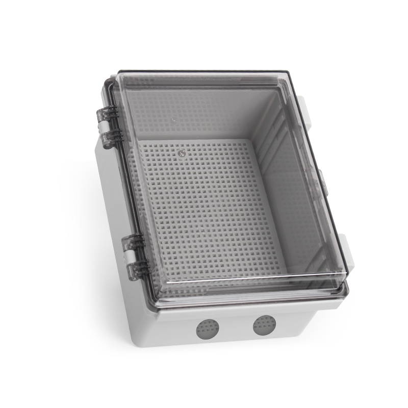 PHLTD outdoor waterproof monitoring electrical instrument box with outlet hole control base box transparent model 220x170x110mm