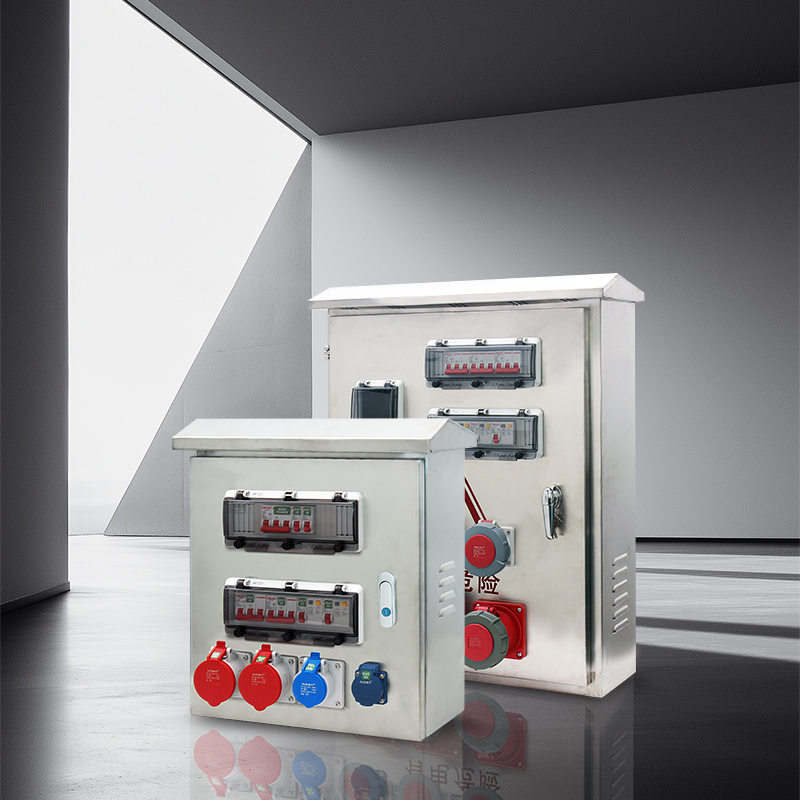 Stainless steel shell leakage circuit breaker, sturdy and durable, providing circuit protection and leakage protection